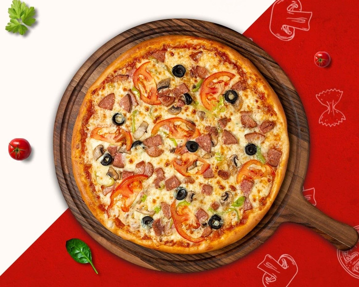 Beef Pepperoni Pizza
