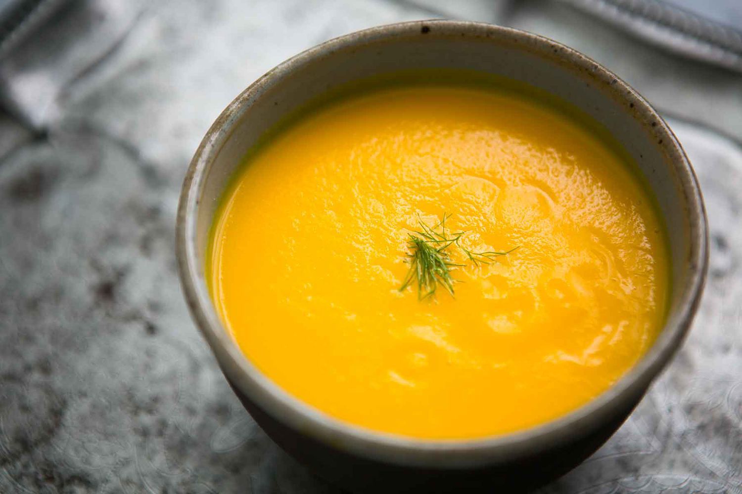 Carrot ginger soup