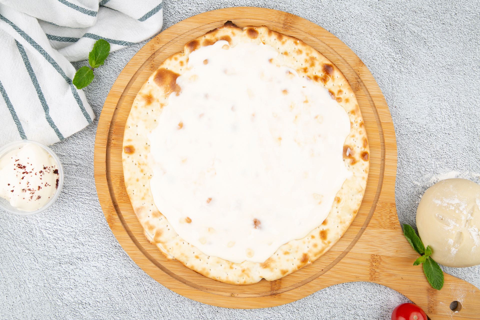 Labneh Manakish