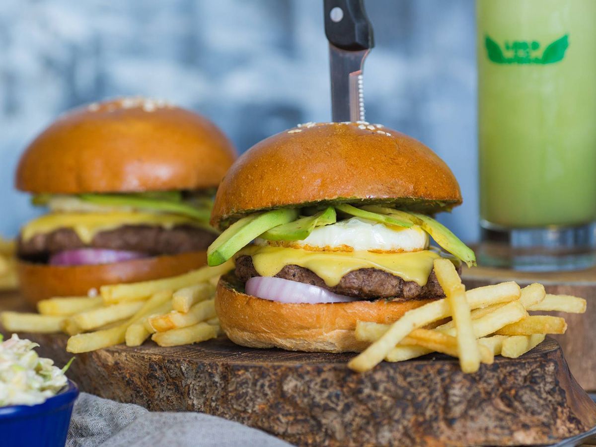 Avocado Egg Burger