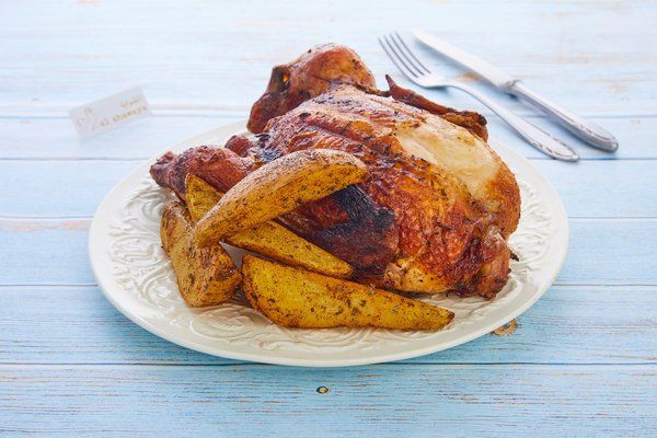 Rotisserie Grilled Chicken with Fries