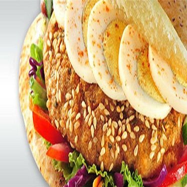 Taamia With Fried Eggs Sandwich
