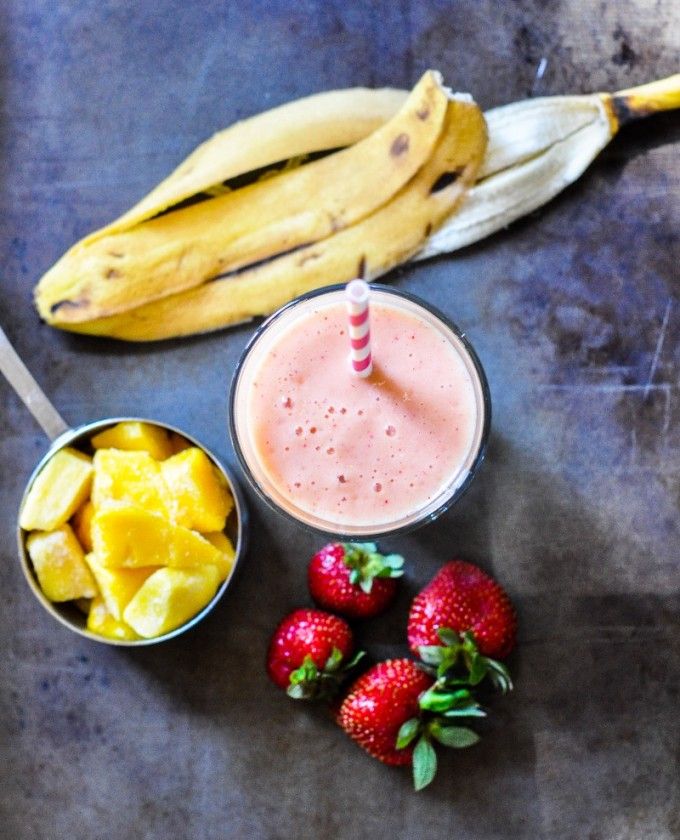 Banana With Mango And Milk Juice