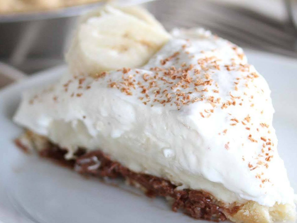 Nutella Banana Pie