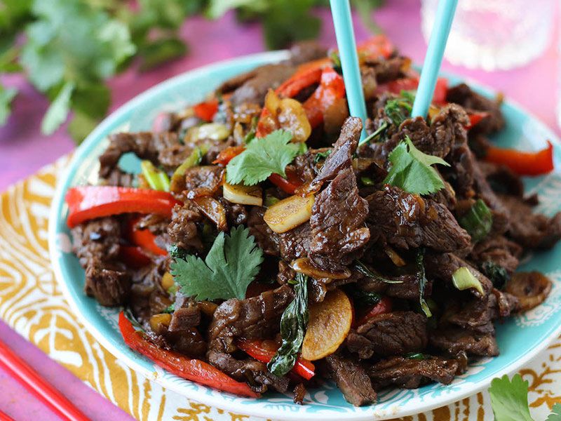 Beef with Basil