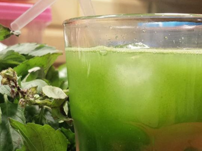 Fresh Lime Basil Juice