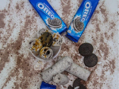 Oreo Ice Cream Roll