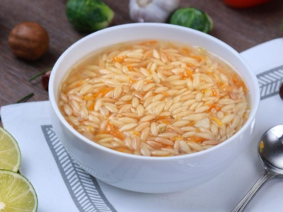 Orzo Soup With Meat Broth