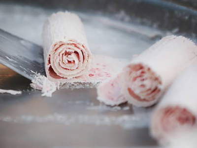 Ice Cream Roll Fruits