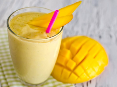 Mango Juice with Ice Cream
