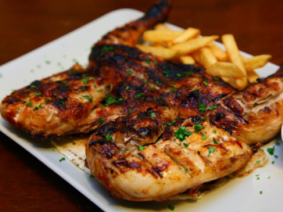 Half Grilled Chicken