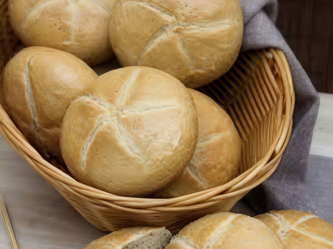 Brown Bun Bread