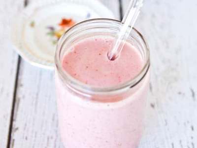 Strawberry With Cream Smoothie