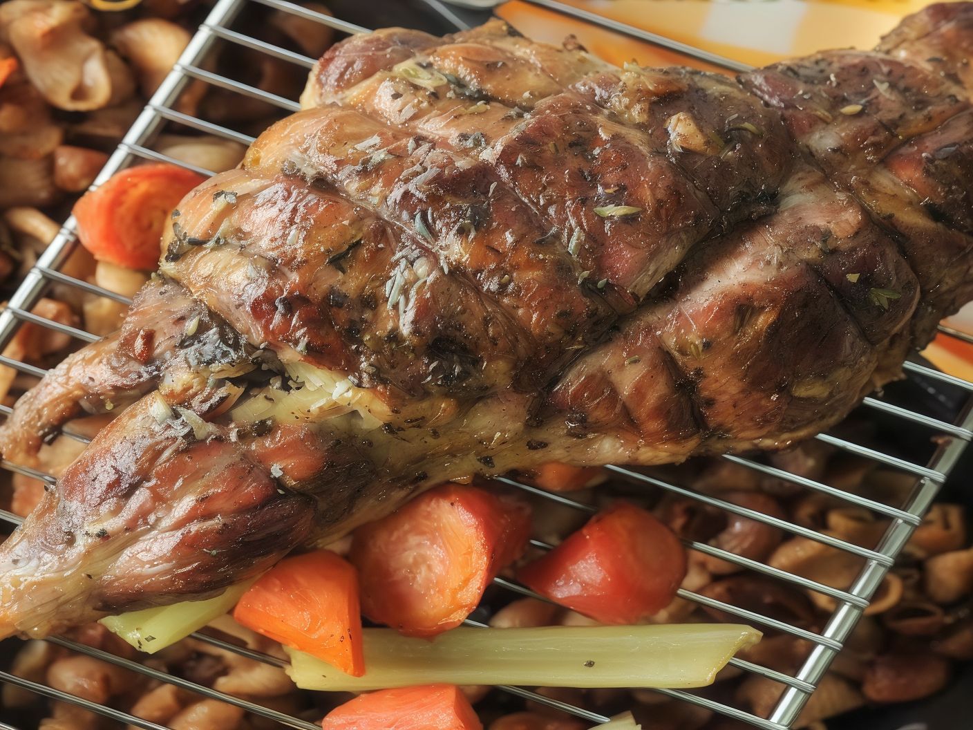 Charcoal Grilled Mutton Shank