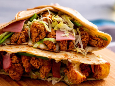 Spicy Chicken Zinger Crepe
