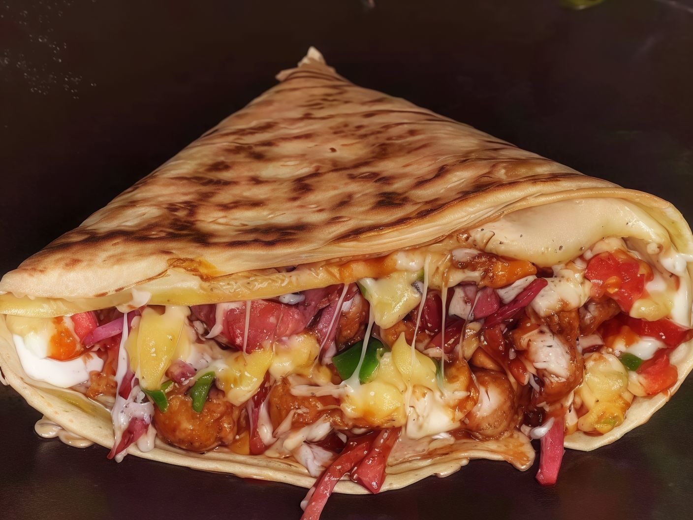 Mix Chicken Crepe