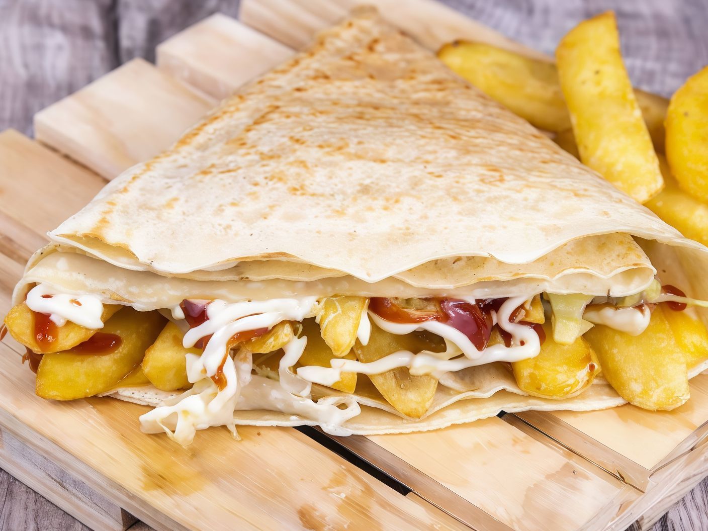 French Fries Crepe