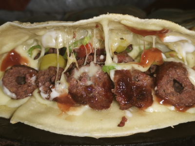 Grilled Kofta Crepe