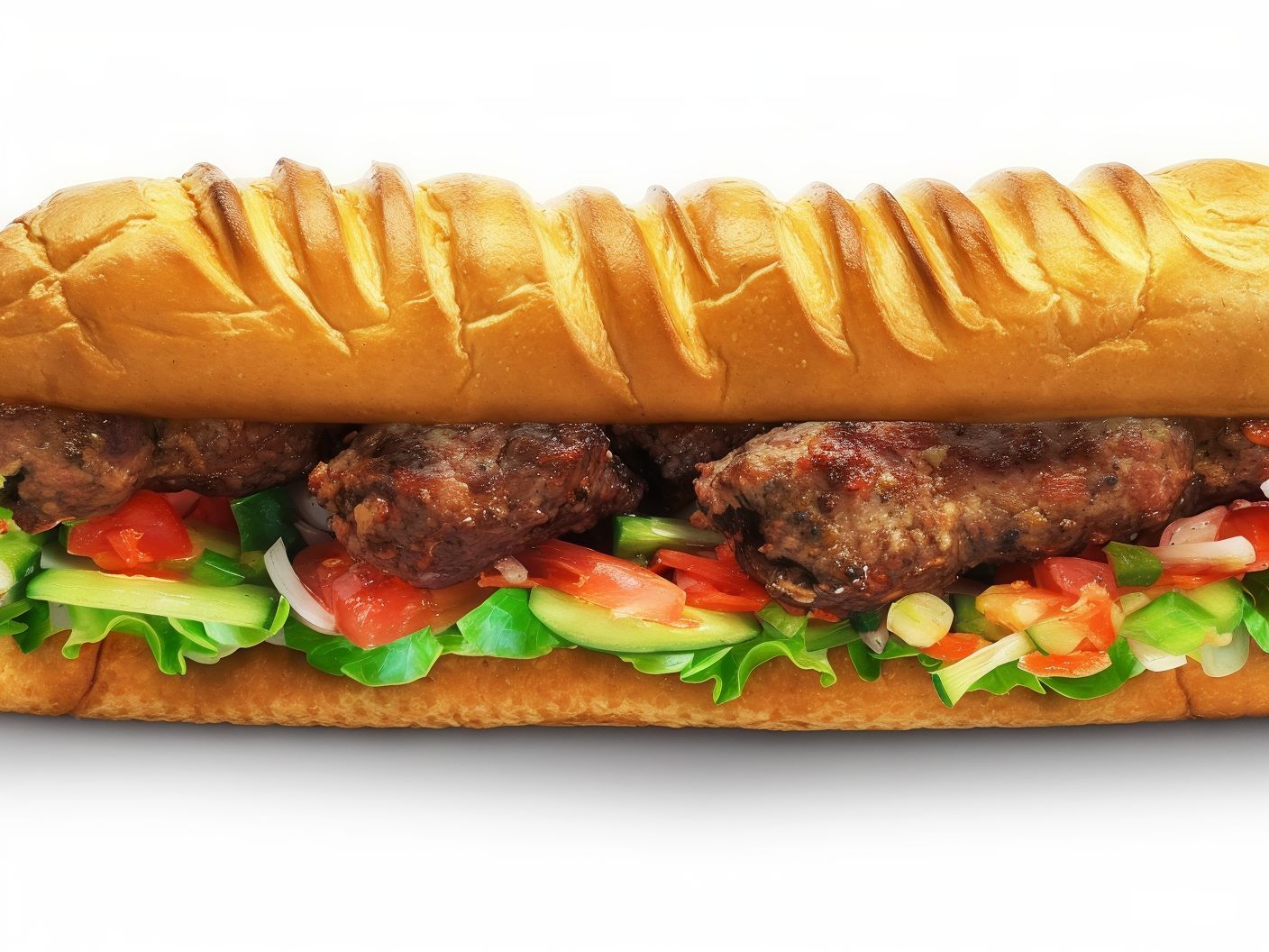 Charcoal Grilled Kofta Sandwich Petit Pan