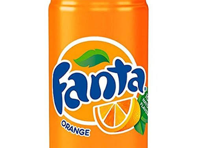 Orange Fanta Can