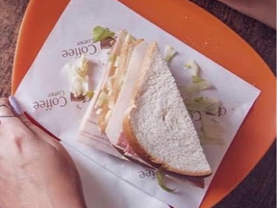Turkey With Cheddar Cheese Club Sandwich