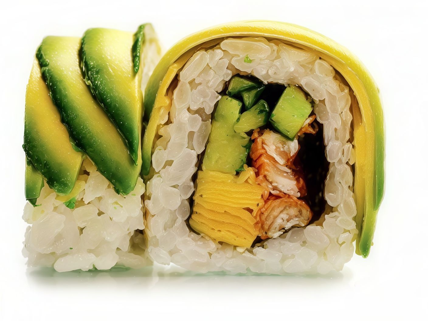 Green Dragon Roll - 8 Pieces