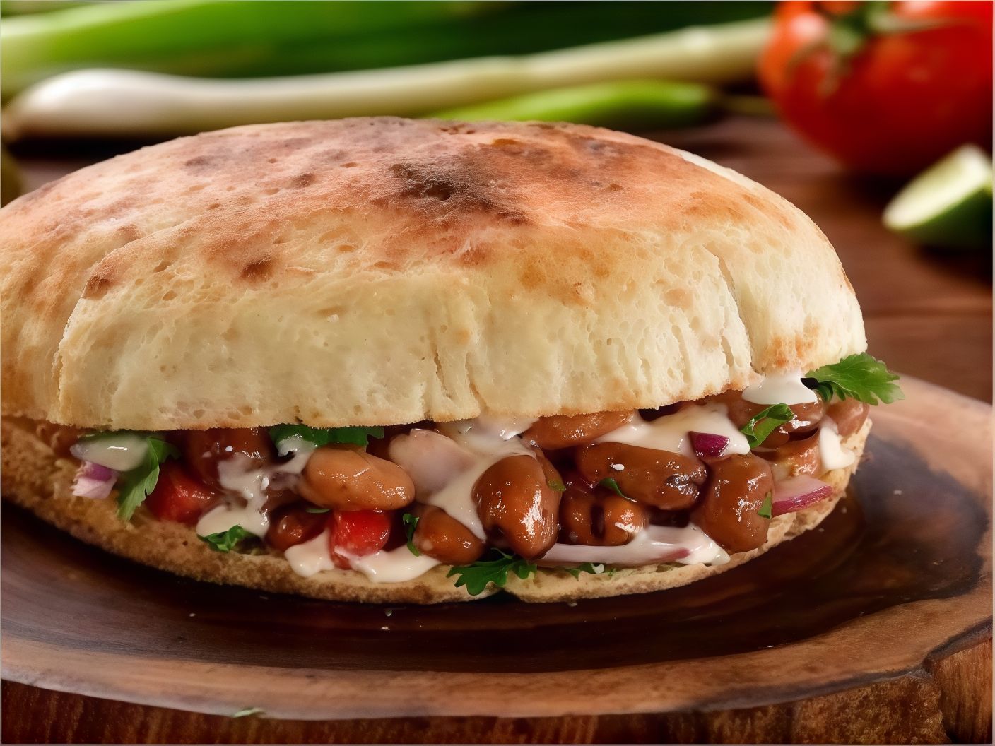 Foul Sandwich with Egg