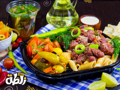 Oriental Sausage Zalata Pasta