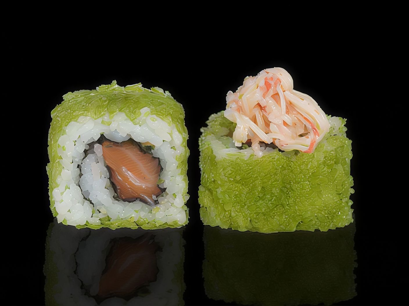 Green Salmon Roll