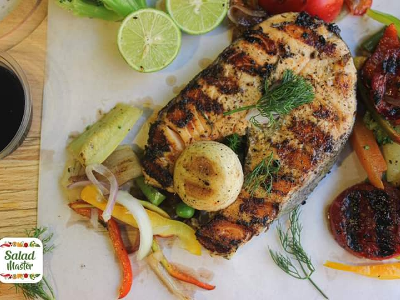Grilled Salmon Plate