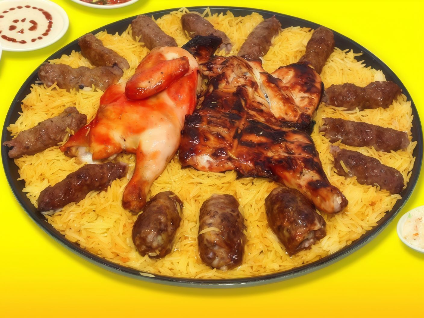 Whole Chicken Mandi With Kofta Offer