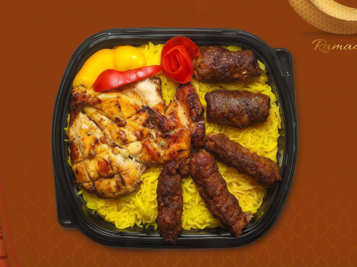 Quarter Chicken With Kofta And Tarb Meal