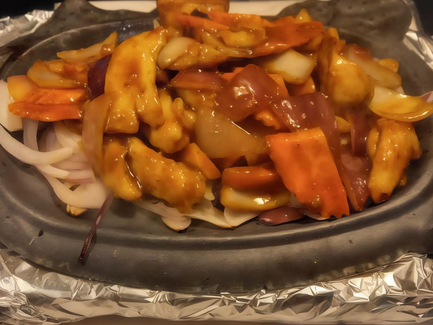 C12 - Chicken With Curry Sauce