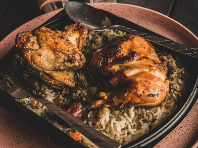 Half Ouzi Chicken
