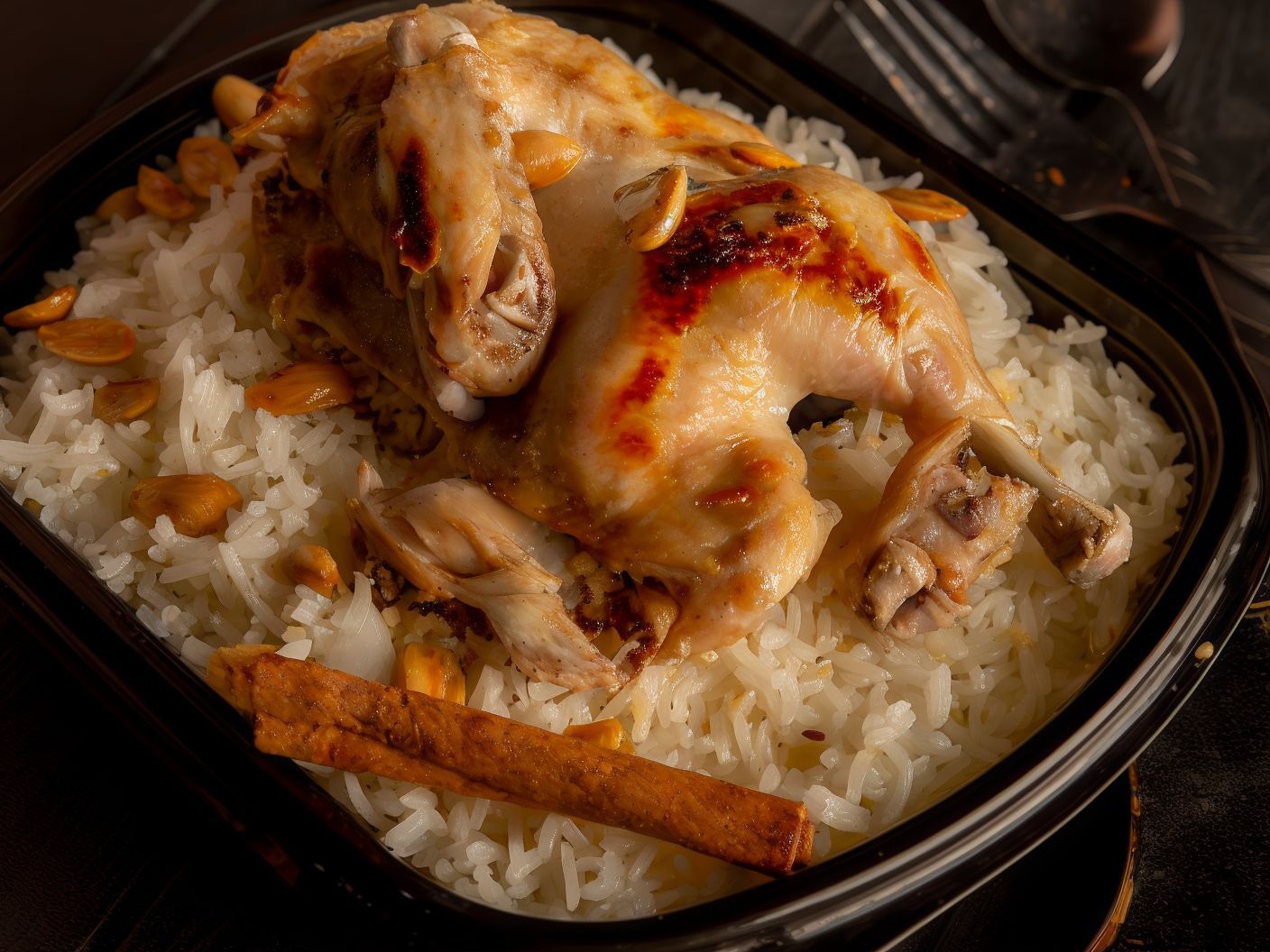 Half Chicken Fatteh