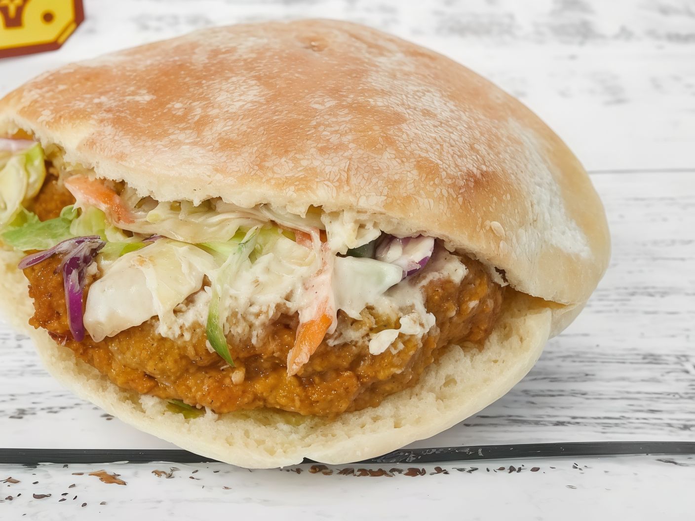 Taamia With Baba Ghanoush Sandwich