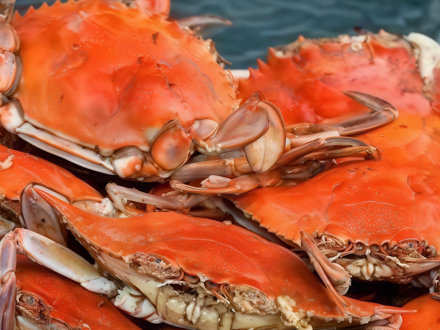 Crabs With White Sauce