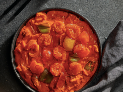 Shrimp Massala Curry Platter - Spicy