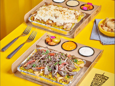 Mexican Shawerma With Mozzarella Cheese Fatteh