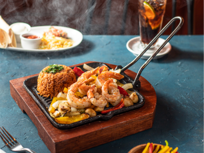Jumbo Shrimp Fajita Platter