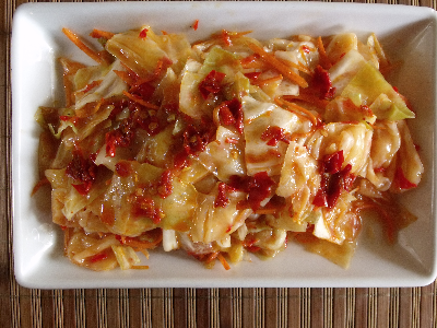 Chinese Cabbage Salad - Spicy