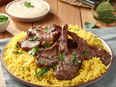 Charcoal-grilled Lamb Ribs