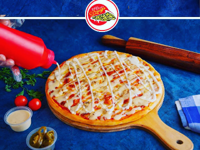 Seafood Ranch Pizza