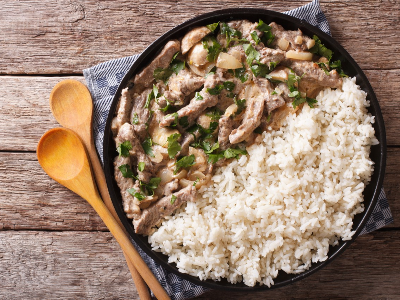 Beef Stroganoff