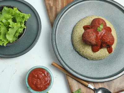 Kamal Basha Meatballs Vegan