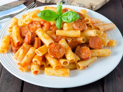Pasta with sausage