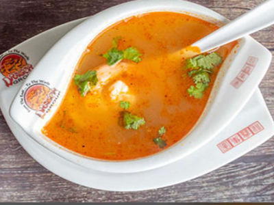 AT03- Seafood with Basil Soup In Thai Style
