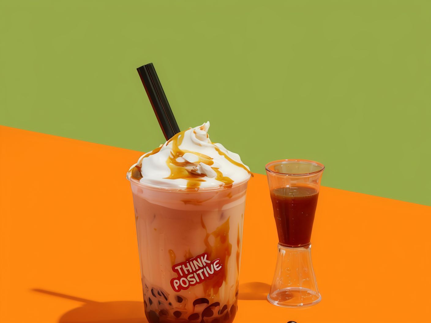 Vanilla Milkshake with Tapioca Pearls