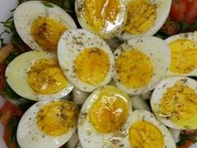 Boiled Egg With Sesame Paste