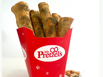 Italian Herbs Pretzel Sticks